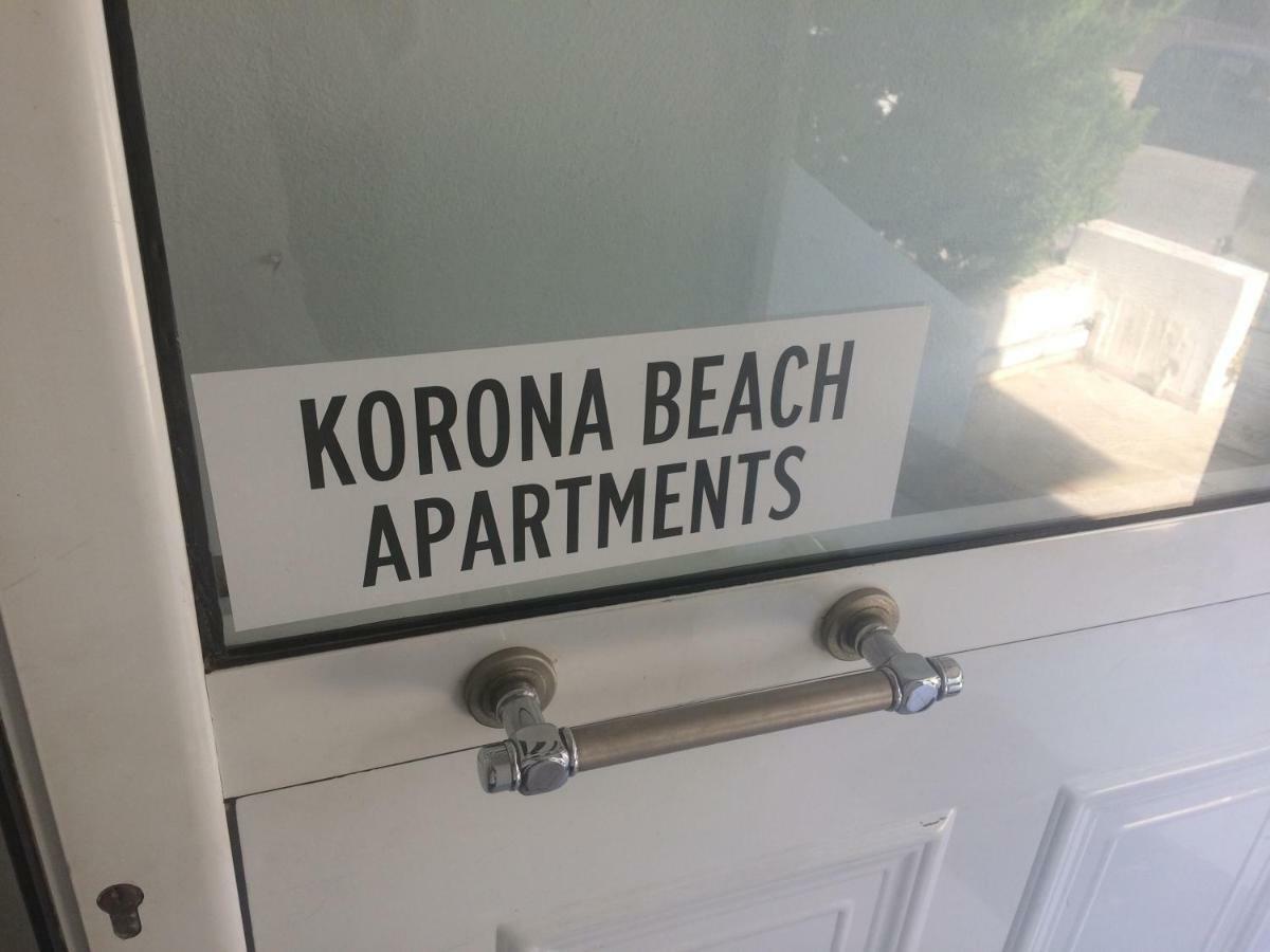 Korona Beach Apartments I Rethymno Exteriér fotografie
